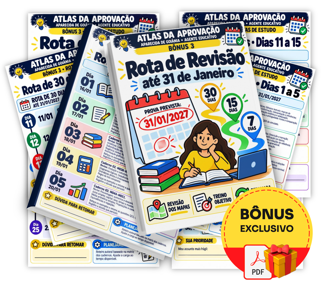 ATLAS DA APROVAÇÃO — Agente Educativo de Aparecida de Goiânia — 04-bonus3