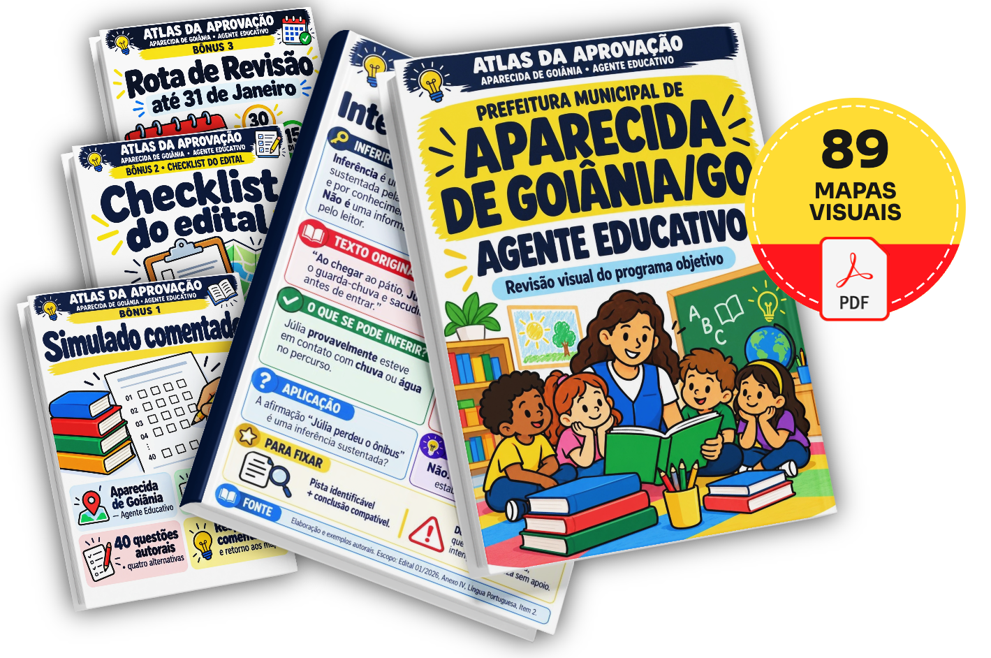 ATLAS DA APROVAÇÃO — Agente Educativo de Aparecida de Goiânia — 06-plano-completo